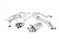 Resonated Cat-Back Exhaust System with Cerakote Black Oval Trims