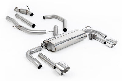 Cat-Back Exhaust System Non-Resonated Valved