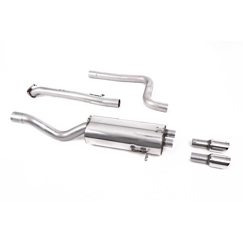 Milltek Cat-Back Exhaust System 70mm Non-Resonated Twin