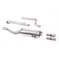 Milltek Cat-Back Exhaust System 70mm Non-Resonated Twin