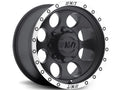 16x8 Matte Black Simulated Beadlock Wheel