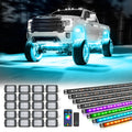 N8 8-Piece LED Underglow Light Kit