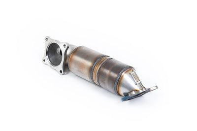 Large Bore Downpipe with 5-Inch Diameter HJS Race Catalytic Converter