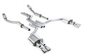 Non-Resonated Cat-Back Exhaust System w/ Quad GT100 Tips