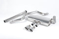 Cat-Back Exhaust System, Non-Resonated Dual GT100 Tips