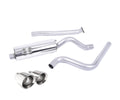 Cat-Back Exhaust System, Non-Resonated, Twin 80mm GT80 Polished Tips
