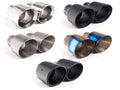 Cat-Back Exhaust System, Non-Resonated, Twin 80mm GT80 Polished Tips