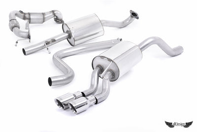 Turbo-Back Exhaust System with Hi-Flow Cat