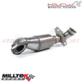 2.5-Inch Downpipe with High-Flow Cat