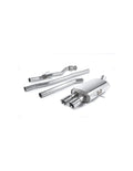 Cat-Back Exhaust System, Twin 80mm GT80 Polished Tailpipes