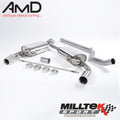 Non-Resonated Cat-Back Exhaust System 76.2mm