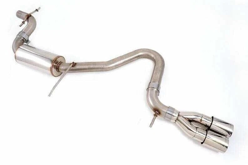Cat-Back Exhaust System, Non-Resonated, Twin 80mm Jet Tips