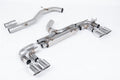 Cat-Back Exhaust System, 3-Inch Quad 100mm GT100 Polished Tips