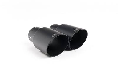 Cat-Back Exhaust System w/ Quad Round Titanium Tips