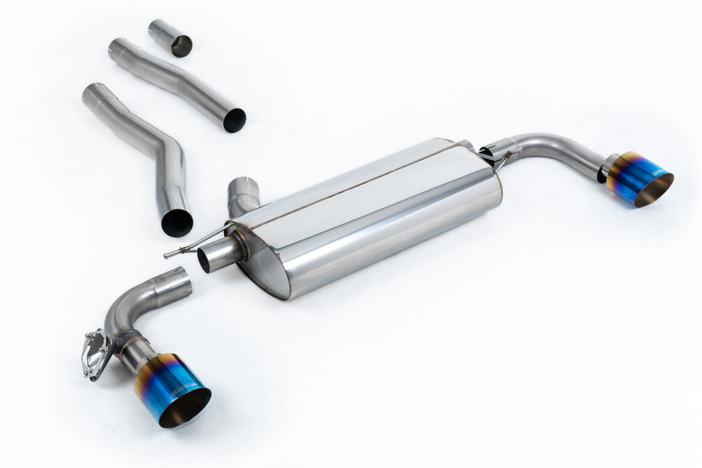 128ti F40 OPF/GPF-Back Exhaust w/ 115mm GT115 Trims