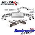 Non-Resonated Particulate Filter-Back Exhaust System