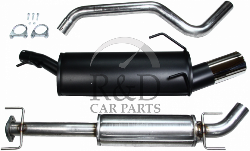 Sport Flow Exhaust System, 2.5-Inch Chrome Steel
