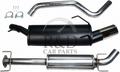 Sport Flow Exhaust System, 2.5-Inch Chrome Steel
