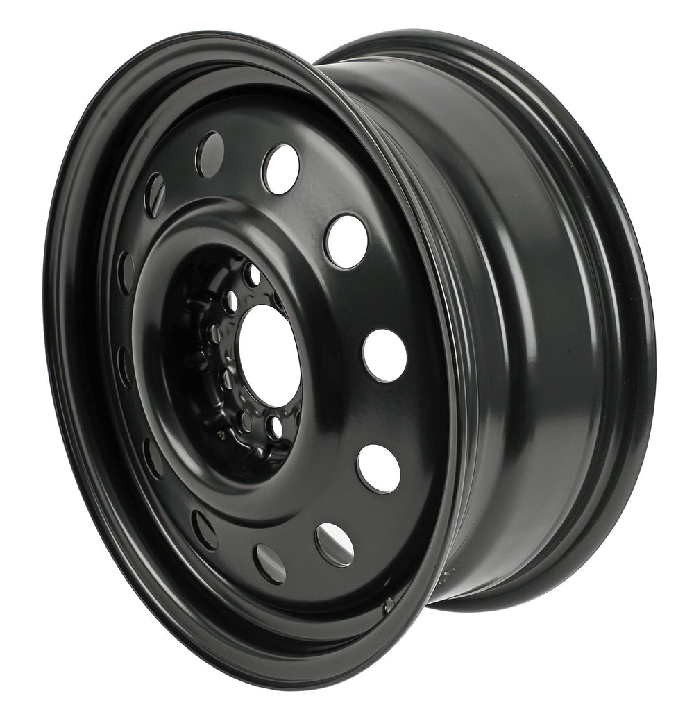 83 Series 16x6.5 +41mm 5x100/5x115 Matte Black Steel Wheel
