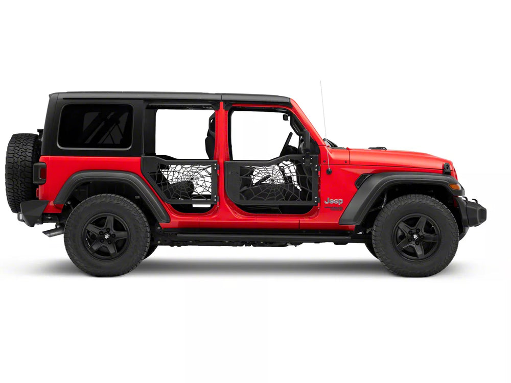 Tubular Spyder Web Doors