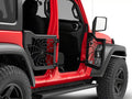 Tubular Spyder Web Doors