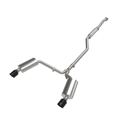 Takeda Cat-Back Exhaust System with Dual 4.5-Inch Black Tips
