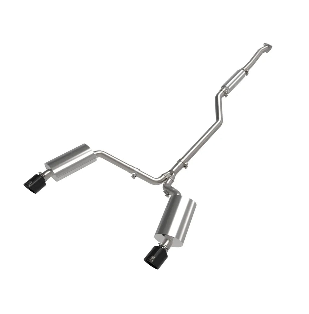 Takeda Cat-Back Exhaust System with Dual 4.5-Inch Black Tips