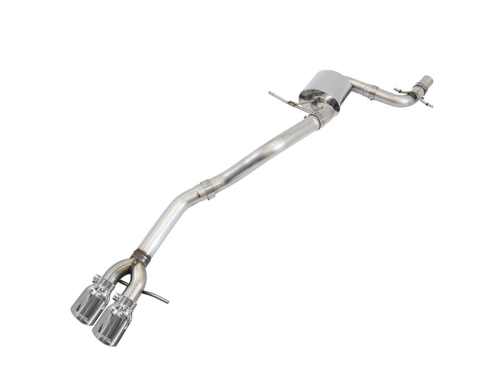 2.5-Inch Stainless Steel Cat-Back Exhaust System with Dual Chrome Tips