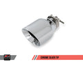 2.5-Inch Stainless Steel Cat-Back Exhaust System with Dual Chrome Tips