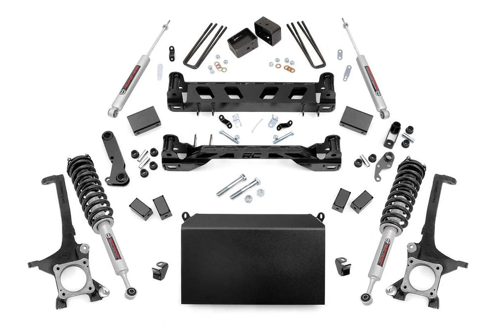 1x 1773BOX1 1x 501017 1x 752BOX3 1x 752BOX1 1x 23208 6 Inch Lift Kit N3 Struts Toyota Tundra 4WD (2016-2021)