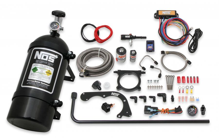 BLACK FORD MUSTANG COYOTE KIT W BOTTLE