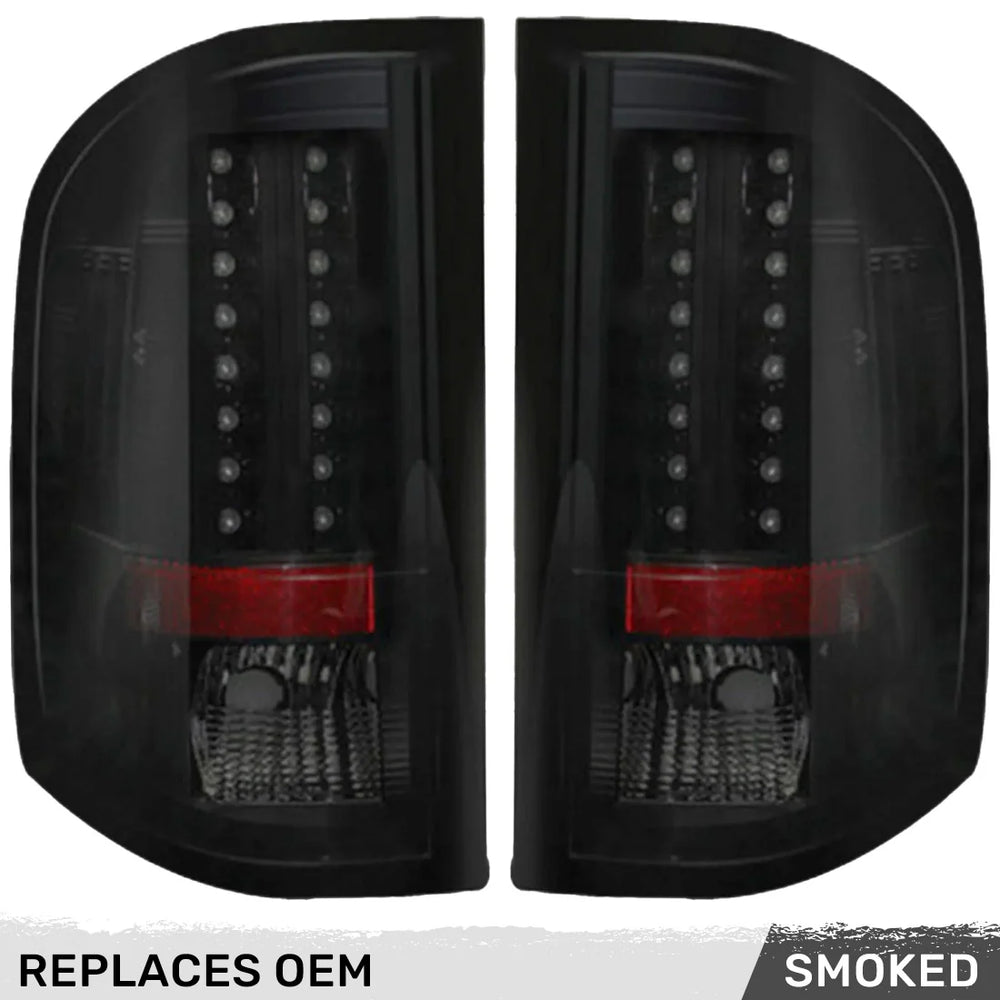 LED Tail Lights with Smoked Lens