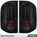 LED Tail Lights with Smoked Lens