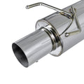 N1 Style 2.5-Inch Inlet T-304 Stainless Cat-Back Exhaust