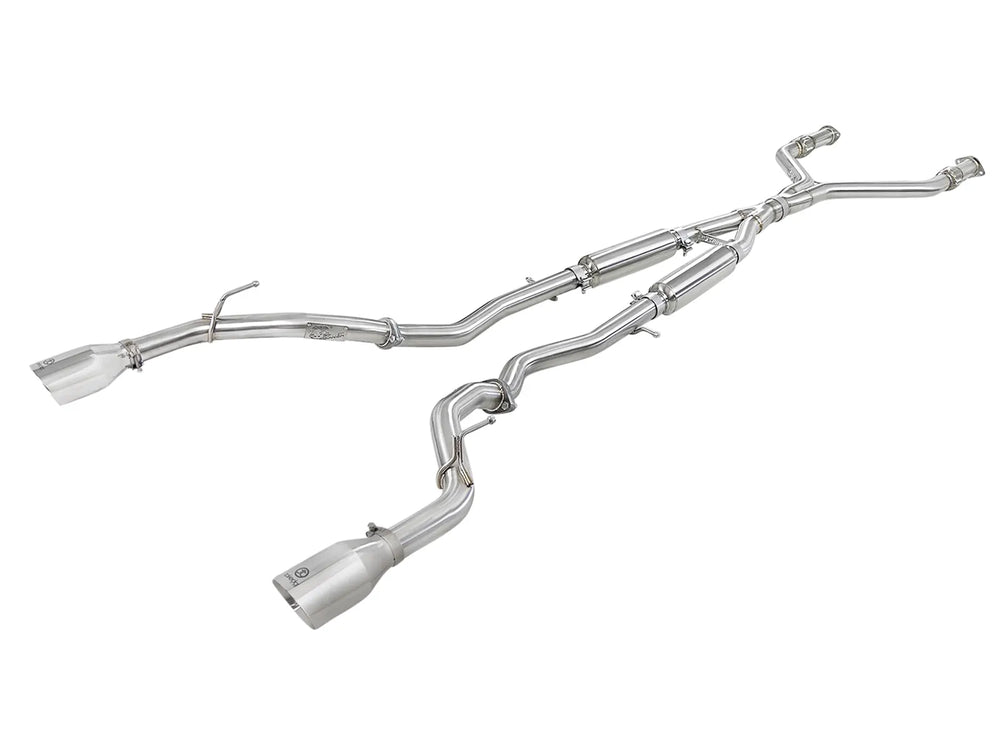 Takeda 2-1/2 IN 304 Stainless Steel Cat-Back Exhaust System