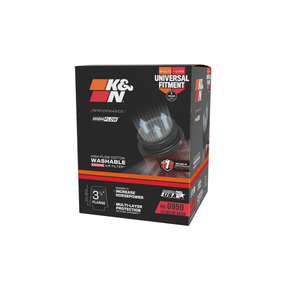 K&N Universal Clamp-On Air Filter