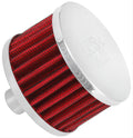 Crankcase Vent Air Filter with Chrome Top