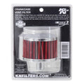 Crankcase Vent Air Filter with Chrome Top