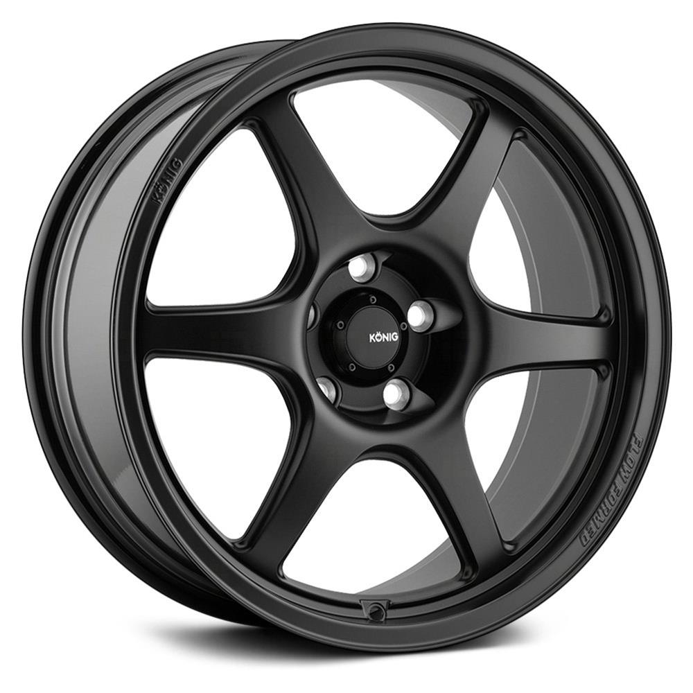 Hexaform 15-Inch 6-Spoke Flow Form Alloy Wheel, Matte Black