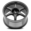 Hexaform 15-Inch 6-Spoke Flow Form Alloy Wheel, Matte Black
