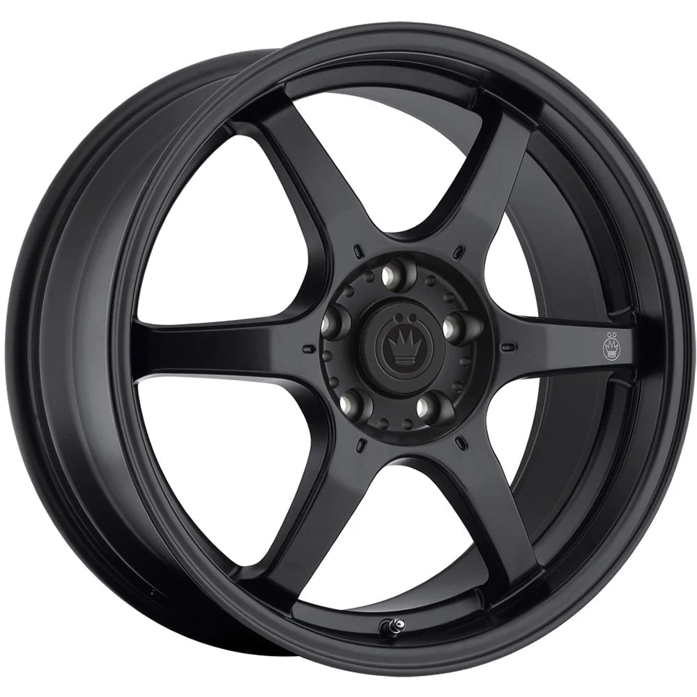 Backbone 17x7.5 +35mm 5x114.3mm Matte Black Alloy Wheel