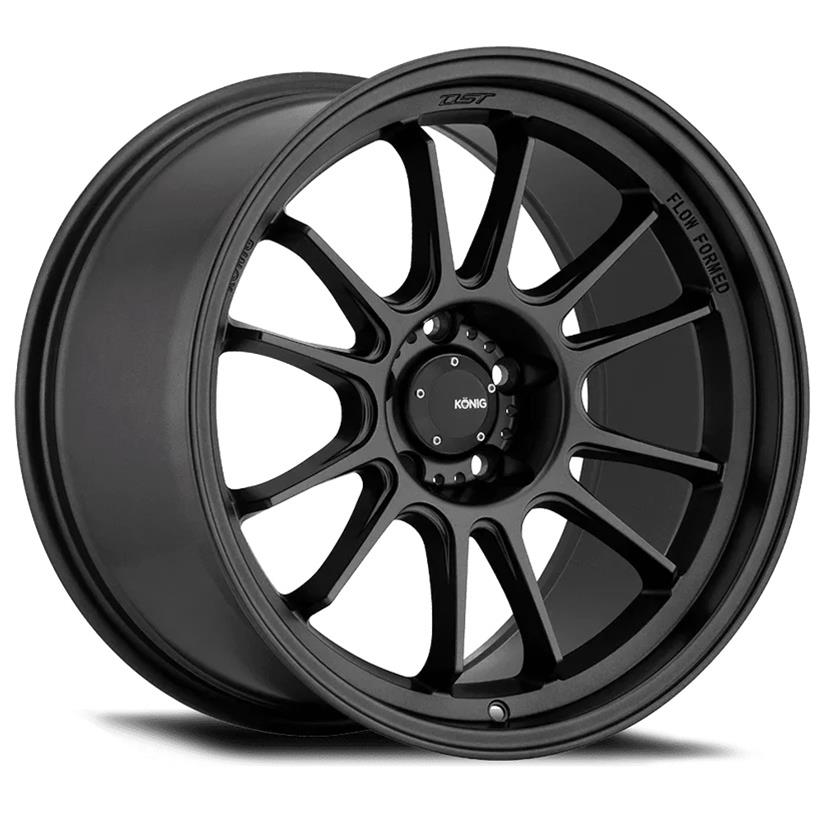 Hypergram 17x8 +45mm 5x114.3mm Matte Black Rotary Forged Wheel