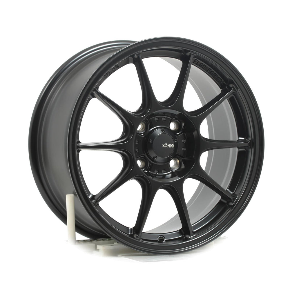 Dekagram 16x8 +40mm 4x108mm Matte Black Wheel