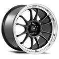 Hypergram 18x9.5 35mm 5x114.3 Matte Gunmetal Gray Machined Lip Wheel