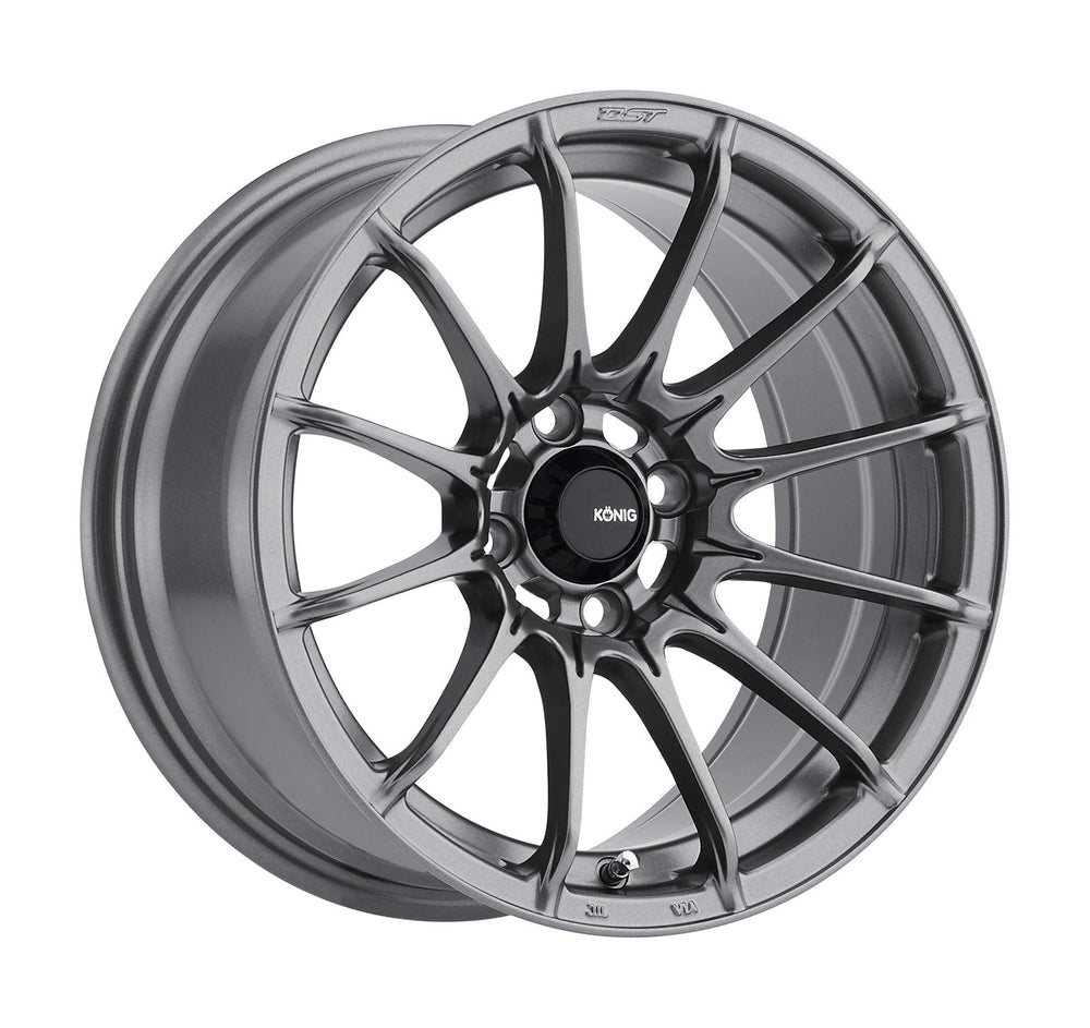 FF037 15x7 +35mm 4x100 Matte Gray Flow Form Wheel
