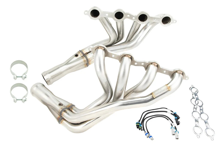 6.0L/6.2L LS2/LS3 Stainless Steel Long Tube Headers with Catted X-Pipe