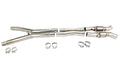 6.0L/6.2L LS2/LS3 Stainless Steel Long Tube Headers with Catted X-Pipe
