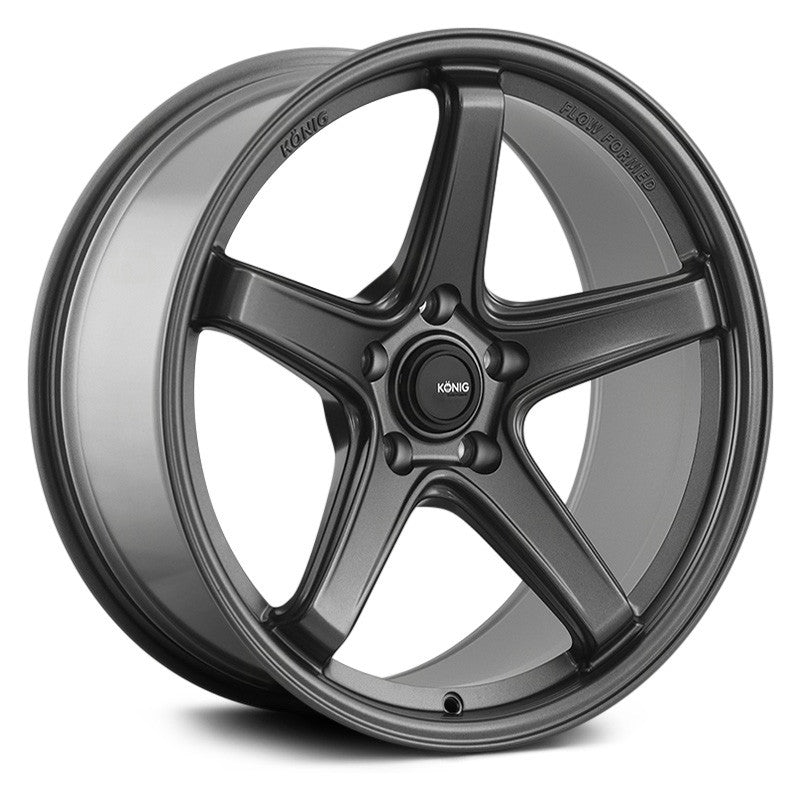NEOFORM 17-Inch 5x112 +40mm Matte Gray Flow Formed Wheel
