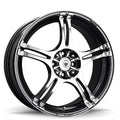 Incident 13-Inch Graphite/Machined Face 5-Spoke Wheel