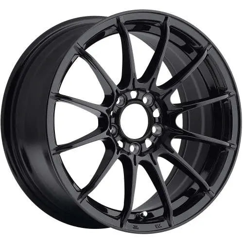 Dial In 15x8 +25 4x100 Gloss Black Wheel